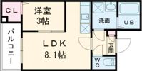 ジーメゾン奈良大安寺の間取り画像