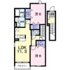 メリディオ Bの間取り画像