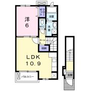 ハイシード平和の間取り画像