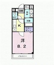 ルーナ・ジェーヌ堀川の間取り画像