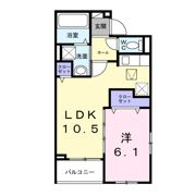 アルストロメリアⅤの間取り画像