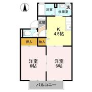 シェル駒生 Bの間取り画像
