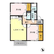 ベルサード Aの間取り画像