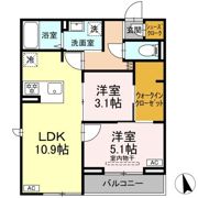 D-SOLACE津田沼 Ⅱの間取り画像
