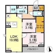 D-SOLACE津田沼 Ⅱの間取り画像