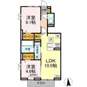 リッシュセゾン Oの間取り画像