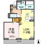 リッシュセゾン Eの間取り画像