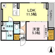 D Paina 登戸Ⅲの間取り画像