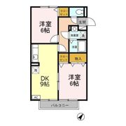 シェルクレール Aの間取り画像