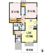 カーサモニカ A棟の間取り画像