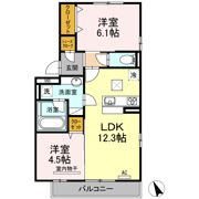 レフィナーデ・Mの間取り画像