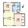 フレグランスオオタケ Bの間取り画像