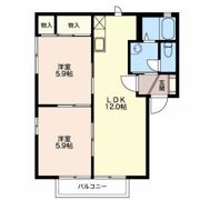 ウィステリア菊川 Cの間取り画像