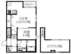 ソラーレJR久留米駅南の間取り画像
