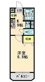 ユーミーマンション加藤B棟の間取り画像