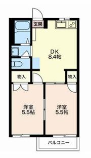 ピースフル上松の間取り画像