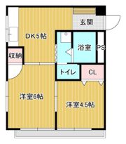 光苑ハイムの間取り画像