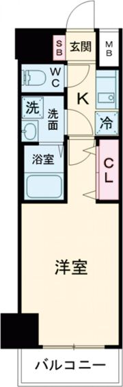 レジデンス神戸ヴェルノの間取り画像