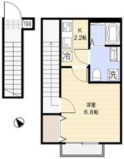 クラスティーネ稲城の間取り画像