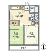 シティハイムアキヤマの間取り画像