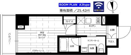ステージファースト新御徒町Ⅱの間取り画像