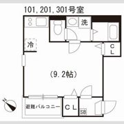 ベルフィノ名古屋の間取り画像