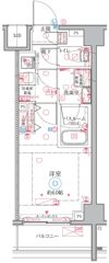 クレヴィスタ横浜天王町の間取り画像