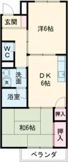 エスポワール大井A棟の間取り画像