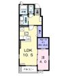 十王アパルトマンの間取り画像