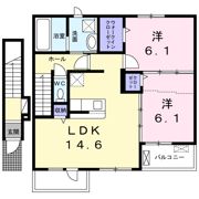 ルチル Ⅶの間取り画像