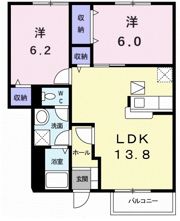 サンシェ－ルBの間取り画像