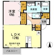 グレースフィールド Eの間取り画像