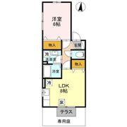 セジュール赤城Bの間取り画像