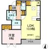 ベルデュール 六番館の間取り画像