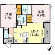 D-ROOM豊田の間取り画像