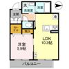 ブルーメ平野西の間取り画像