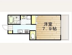 RIDERE己斐中の間取り画像