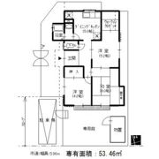 西里町一丁目貸家Cの間取り画像