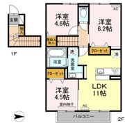 D-room彩雲の間取り画像