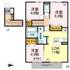 D-room彩雲の間取り画像