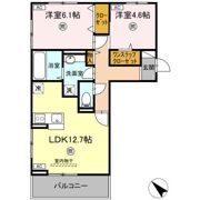 ランドマークⅡの間取り画像