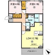 ランドマークⅡの間取り画像