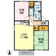 セジュールタイガー B棟の間取り画像