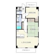 グランドヒルズ西川の間取り画像