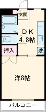 カーサ 恵の間取り画像
