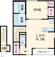 アムール東福生の間取り画像