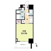 CASSIA河原町平和大通（旧：S-RESIDENCE河原町平和大通）の間取り画像