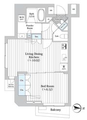 プレール・ドゥーク新宿Westの間取り画像