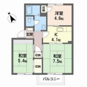 クレフォートメゾンBの間取り画像