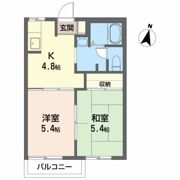 パセオわかば Bの間取り画像